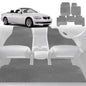 6D Diamond Car Floor Mats for BMW 3 Series Coupe/Convertible (E92 E93)2005-2013-Full Set-Grey-Outback GT