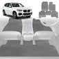 6D Diamond Car Floor Mats for BMW X3 2018-Current-Full Set-Grey-Outback GT