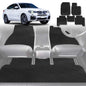 6D Diamond Car Floor Mats for BMW X4 2018-Current-Full Set-Black-Outback GT