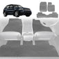 6D Diamond Car Floor Mats for BMW X5 2007-2013-Full Set-Grey-Outback GT