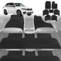 6D Diamond Car Floor Mats for BMW X5 2013-2018-Ultimate Set-Black-Outback GT