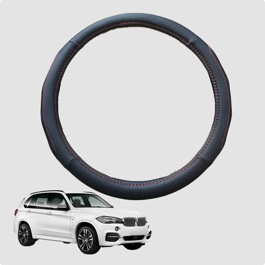 Steering Wheel Cover for BMW X5 2013-2018 38CM Leather | Circle