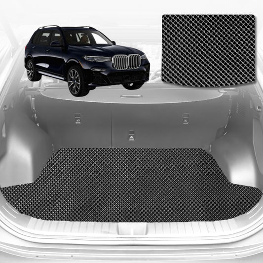 6D Diamond Car Boot Mat for BMW X7 (G07)2019-Current (3rd Row folded/5 seater) | Heavy Duty Carpet Liner