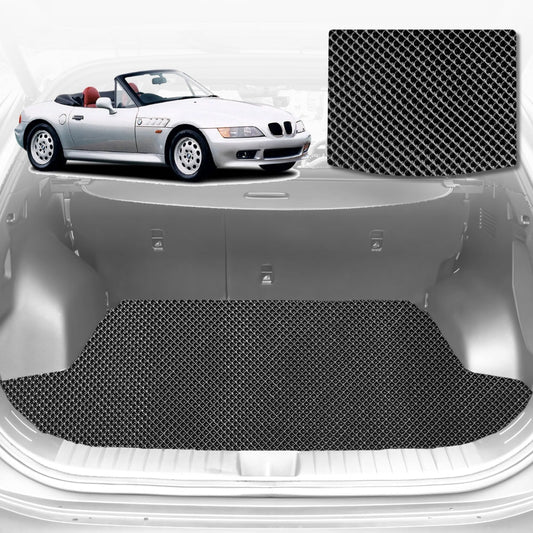 6D Diamond Car Boot Mat for BMW Z3 E36/7, E36/81997-2002-Coupe-Cargo Mat-Black-Outback GT