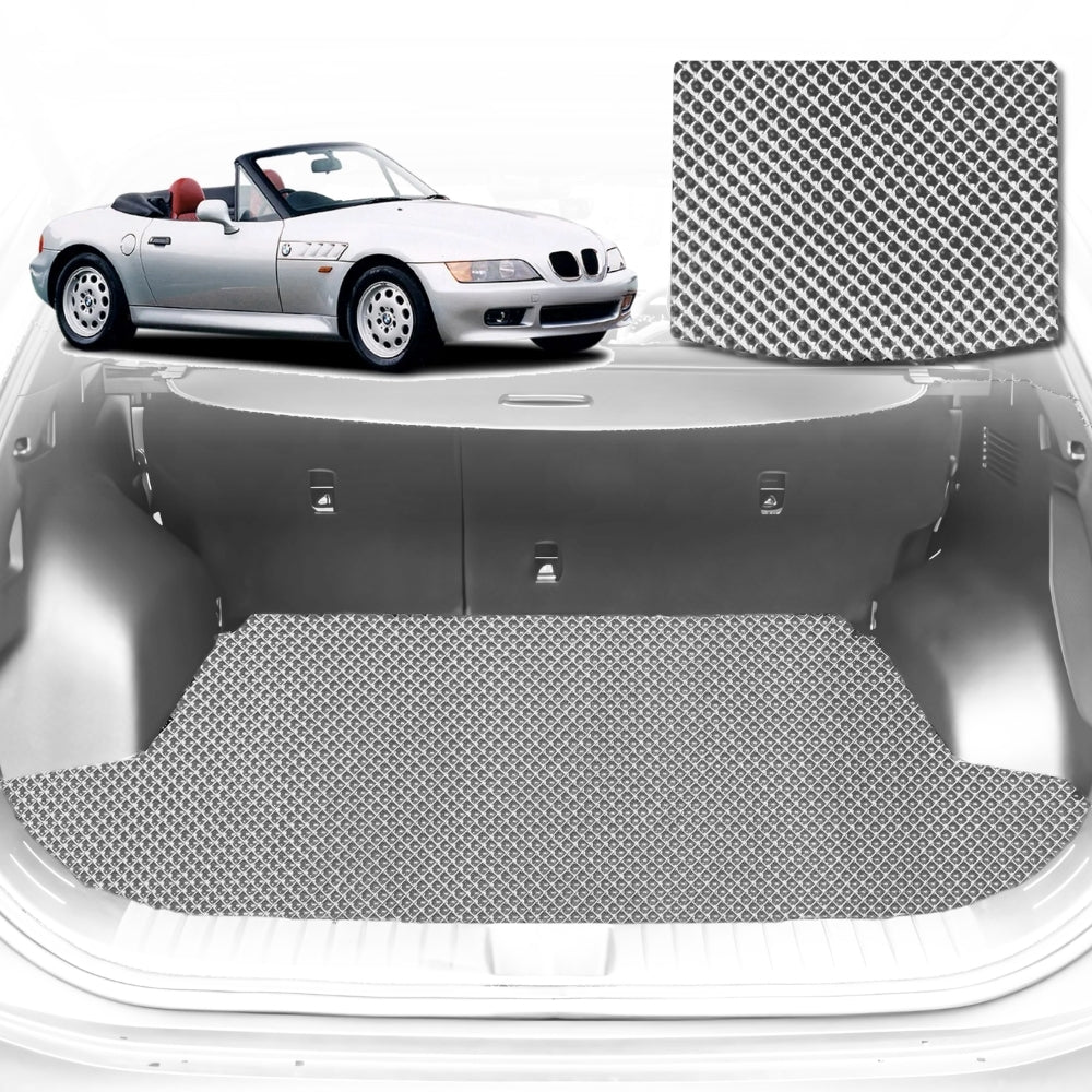 6D Diamond Car Boot Mat for BMW Z3 E36/7, E36/81997-2002-Coupe-Cargo Mat-Grey-Outback GT