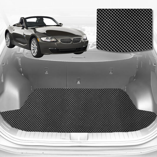 6D Diamond Car Boot Cargo Mat for BMW Z4 Roadster (E85 E86)2002-2008 Convertible | Heavy Duty Carpet Liner