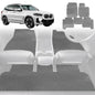 6D Diamond Car Floor Mats for BMW iX3 2022-Current-Full Set-Grey-Outback GT