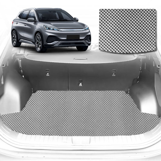6D Diamond Car Boot Mat for All-new BYD Atto 3 2022-Current-Cargo Mat-Grey-Outback GT