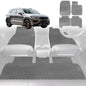 6D Diamond Car Floor Mats for Cupra Ateca 2016-Current-Full Set-Grey-Outback GT
