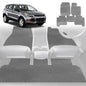6D Diamond Car Floor Mats for Ford Escape 2013-2019-Full Set-Grey-Outback GT