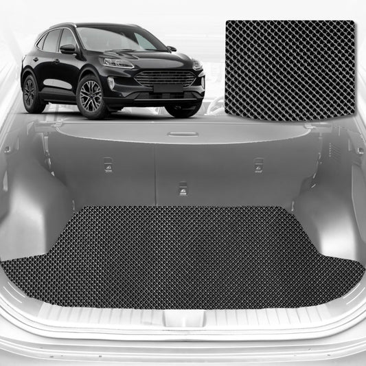 6D Diamond Car Boot Mat for Ford Escape ZH2020-Current-Cargo Mat-Black-Outback GT