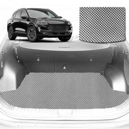 6D Diamond Car Boot Mat for Ford Escape ZH2020-Current-Cargo Mat-Grey-Outback GT