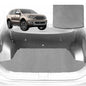 6D Diamond Car Boot Mat for Ford Everest UA 2015-2021-(3rd Row folded/5 seater)-Cargo Mat-Grey-Outback GT