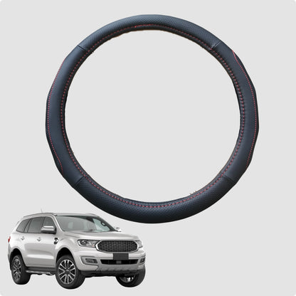 Steering Wheel Cover for Ford Everest 2015-2021 38CM Leather | Circle