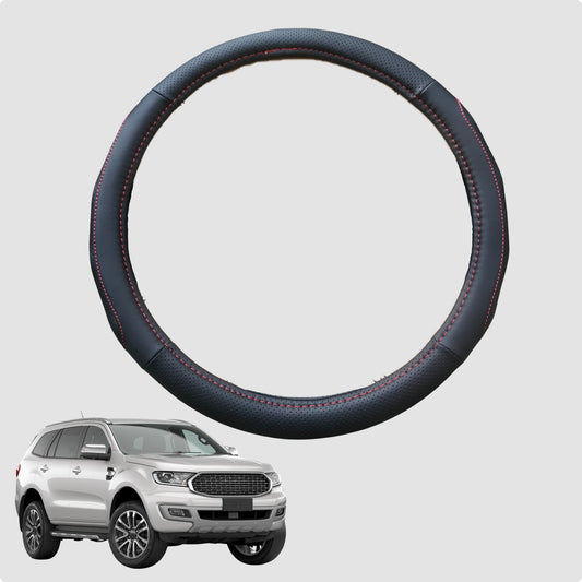 Steering Wheel Cover for Ford Everest 2015-2021 38CM Leather | Circle