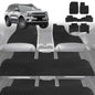 6D Diamond Car Floor Mats for Ford Everest 2022-Current-Ultimate Set-Black-Outback GT
