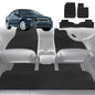 6D Diamond Car Floor Mats for Ford Fairmont 2002-2008-Full Set-Black-Outback GT