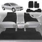 6D Diamond Car Floor Mats for Ford Falcon 2002-2008 BA BF-Full Set-Black-Outback GT