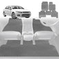 6D Diamond Car Floor Mats for Ford Falcon (FGX)2014-2016-Full Set-Grey-Outback GT