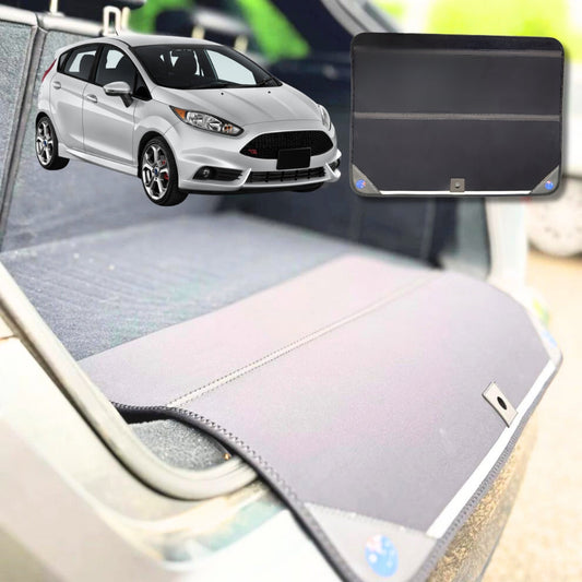 6D Diamond Car Boot Mat for Ford Fiesta (WT WZ)2008-2018-Sedan-Cargo Mat-Black-Outback GT