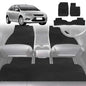 6D Diamond Car Floor Mats for Ford Focus 2005-2010-Full Set-Black-Outback GT