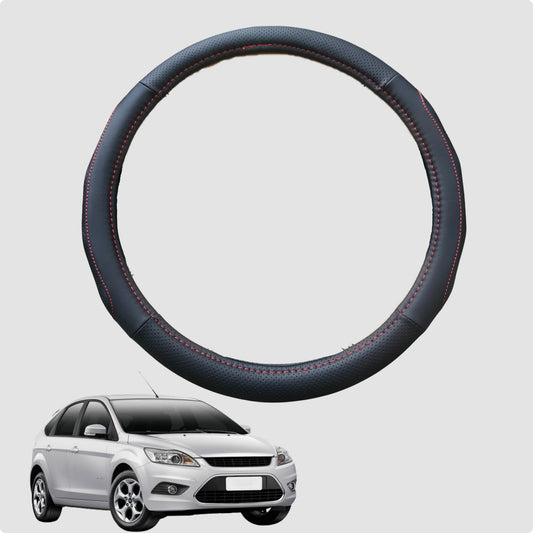 Steering Wheel Cover for Ford Focus 2011-2018 38CM Leather | Circle