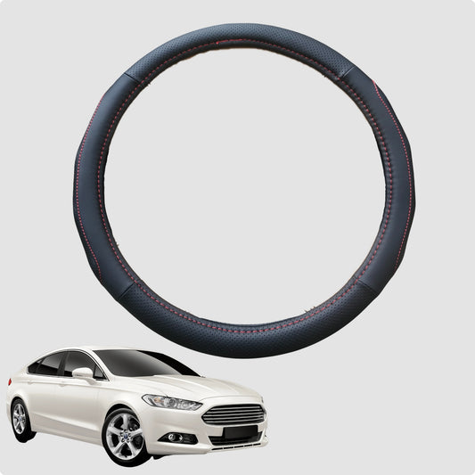 Steering Wheel Cover for Ford Mondeo 2015-2019 38CM Leather | Circle