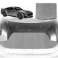 6D Diamond Car Boot Mat for Ford Mustang (S550)2015-2024- (without right ear)-Cargo Mat-Grey-Outback GT