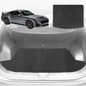 6D Diamond Car Boot Mat for Ford Mustang (S550)2015-2024-(with right ear)-Cargo Mat-Black-Outback GT