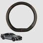 Steering Wheel Cover for Ford Mustang 2015-2024 38CM Leather | D-Shape