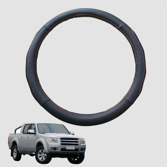 Steering Wheel Cover for Ford Ranger 2006-2011 38CM Leather | Circle