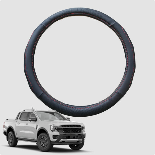 Steering Wheel Cover for Ford Ranger 2018-2022 38CM Leather | Circle