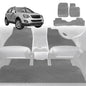 6D Diamond Car Floor Mats for Holden Captiva 5 2006-2015-Full Set-Grey-Outback GT