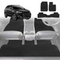 6D Diamond Car Floor Mats for Holden Captiva 7 2016-2018-Ultimate Set-Black-Outback GT