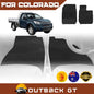 6D Diamond Car Floor Mats for Holden Colorado Ute Single Cab RG, VF2012-2016 Front Set | Heavy Duty Carpet Liner