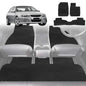 6D Diamond Car Floor Mats for Holden Commodore 1997-2006-Full Set-Black-Outback GT