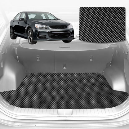 6D Diamond Car Boot Cargo Mat for Holden Commodore (VE)2007-2013 Sedan | Heavy Duty Carpet Liner