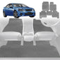 6D Diamond Car Floor Mats for Holden Commodore 2013-2017-Full Set-Grey-Outback GT