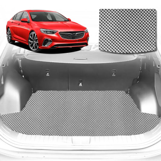 6D Diamond Car Boot Mat for Holden Commodore (ZB)2018-2020-Wagon-Cargo Mat-Grey-Outback GT