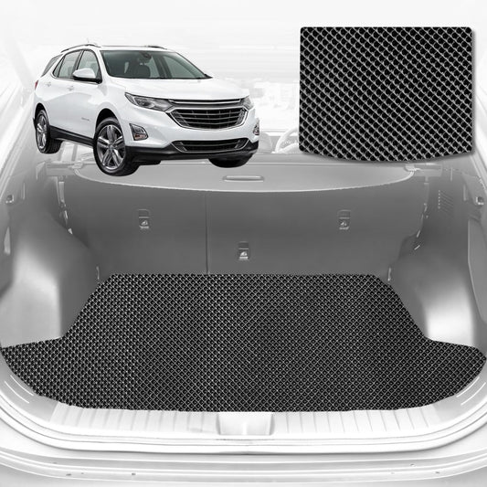 6D Diamond Car Boot Mat for Holden Equinox EQ2017-2020-Cargo Mat-Black-Outback GT