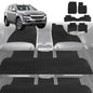 6D Diamond Car Floor Mats for Holden Trailblazer 2016-2020-Ultimate Set-Black-Outback GT
