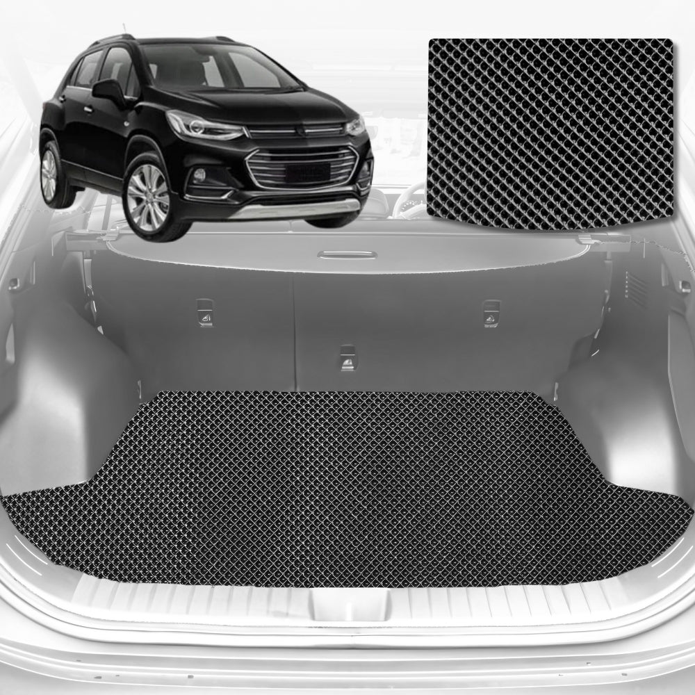 6D Diamond Car Boot Cargo Mat for Holden Trax 2013-2020 | Heavy Duty Carpet Liner