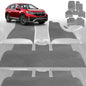 6D Diamond Car Floor Mats for Honda CR-V 2023-Current-Ultimate Set-Grey-Outback GT