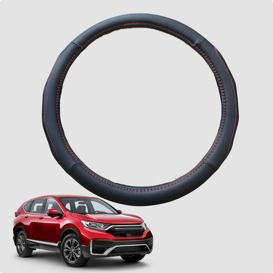 Steering Wheel Cover for Honda CR-V 2023-Current 38CM Leather | Circle