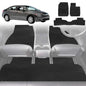 6D Diamond Car Floor Mats for Honda Civic 2006-2012-Sedan-Full Set-Black-Outback GT