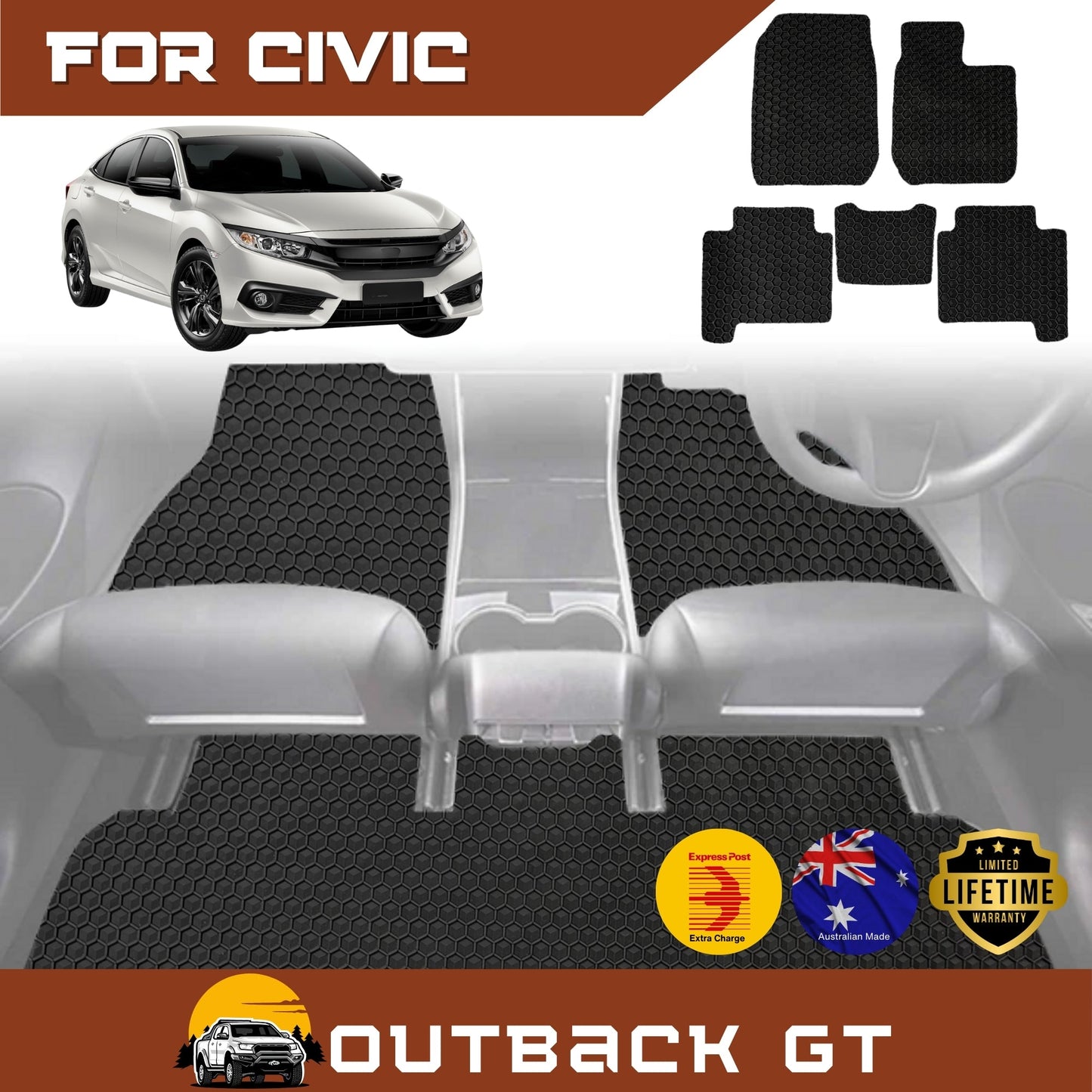 for Honda Civic 2016-2021