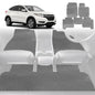 6D Diamond Car Floor Mats for Honda HR-V 2015-2021-Full Set-Grey-Outback GT