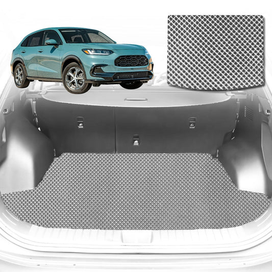 6D Diamond Car Boot Mat for Honda HR-V (RV)2022-Current-Cargo Mat-Grey-Outback GT