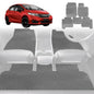 6D Diamond Car Floor Mats for Honda Jazz 2014-2021-Full Set-Grey-Outback GT