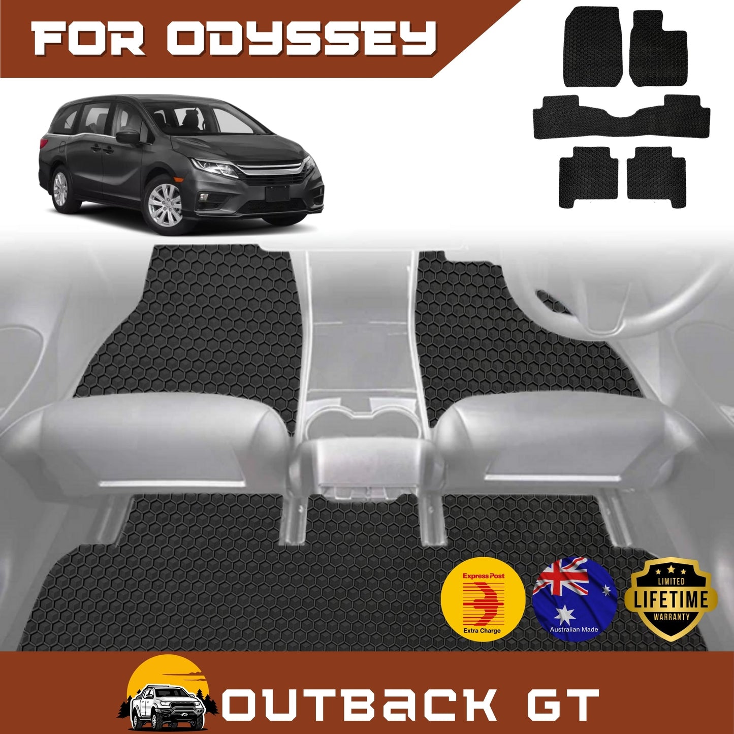 for Honda Odyssey 2014-2020 7 Seater (ViL)